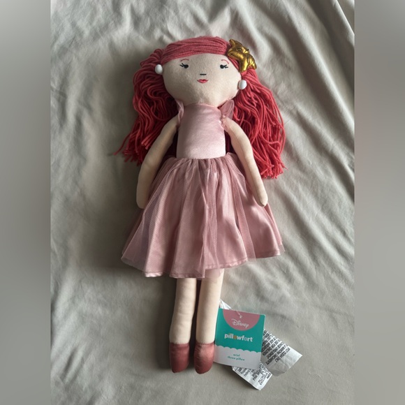 Ariel and Flounder Pillow Buddy Dolls by Pillowfort - Picture 4 of 7